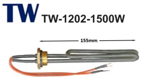 TW Commercial Catering Element Immersion Heater - TW-1202-240V/1500W/155mm, F/B (Short)