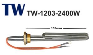TW Commercial Catering Element Immersion Heater - TW-1203-240V/2400W/155mm, F/B (Short)