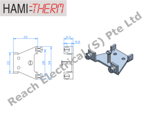 HAMITHERM Miniature Connector Panel Bracket - Miniature Connector Panel Bracket