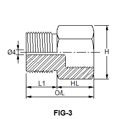 Hexagon Nipple Fitting - ½” BSP (M) X ½” BSP(FEMALE)