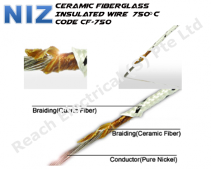NIZ - 750ºC High Temperature Wire - CF-750 0.50MM²