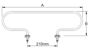 Omega Bend – “T” Shape - GW-29714T