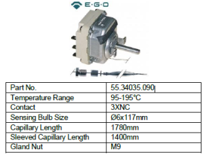EGO 55.34 Thermostat - 55.34035.090